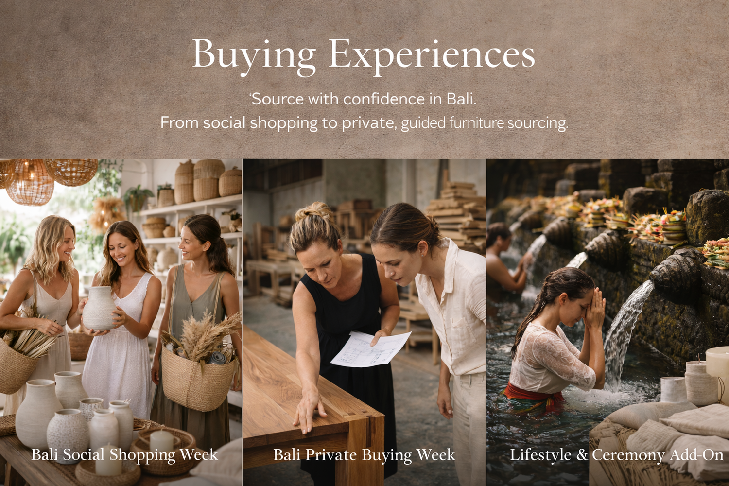 Buying Experiences